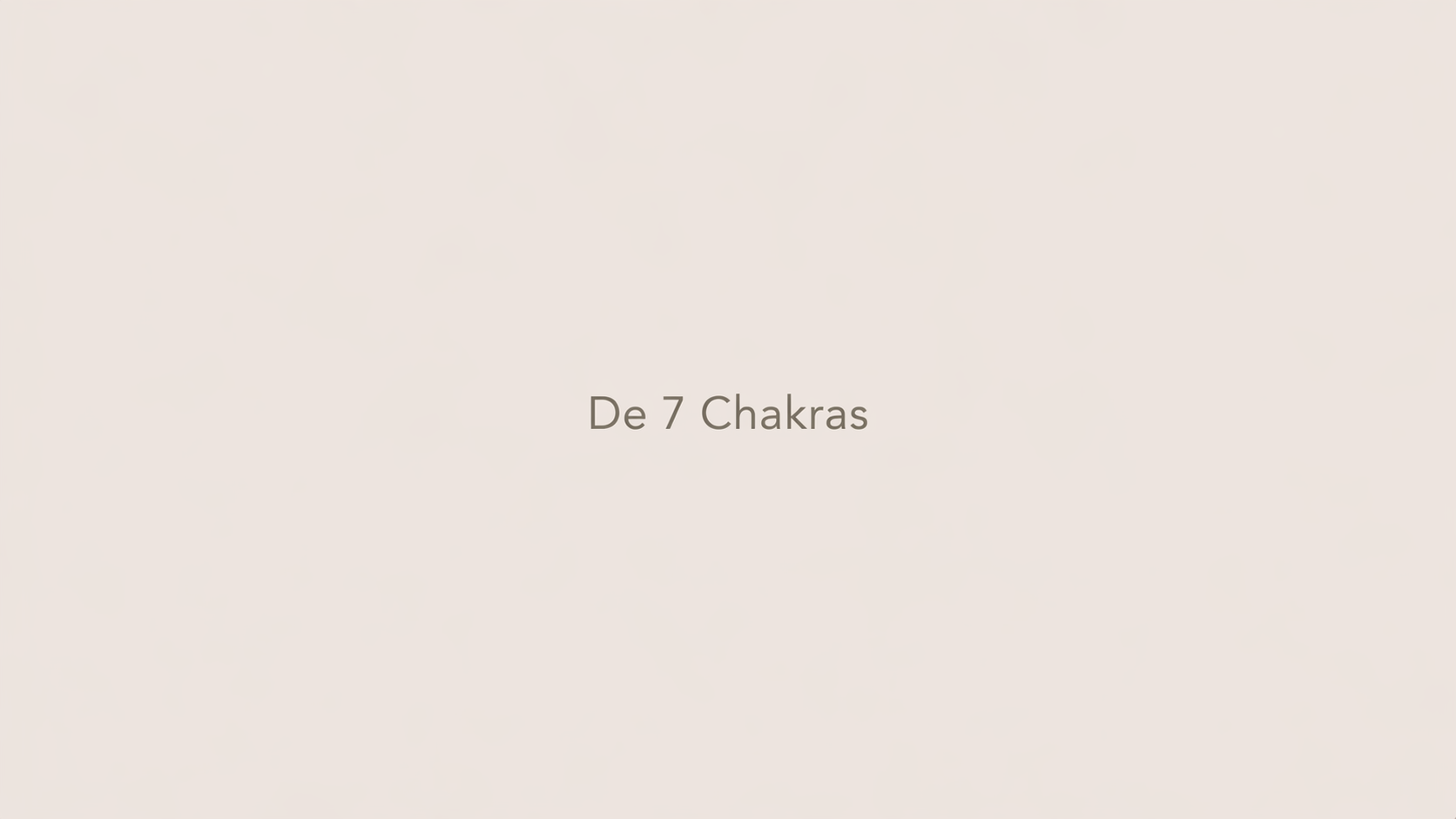 De 7 Chakra's