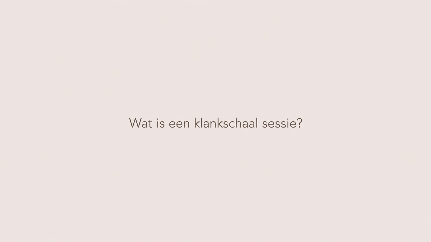Wat is een klankschaal sessie?