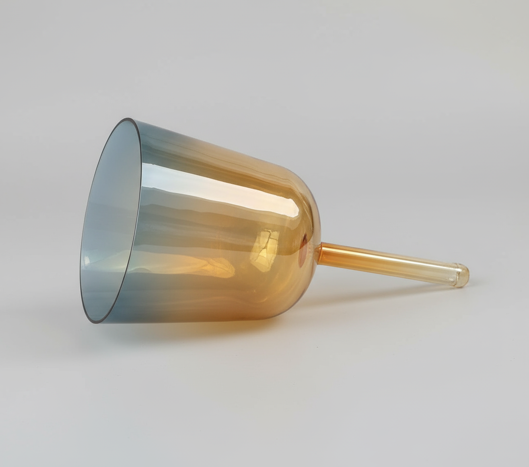 Kristallen Klankschaal met Handvat – Helderkwarts