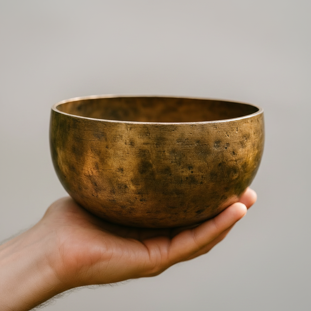 Enkele Bronzen Klankschalen