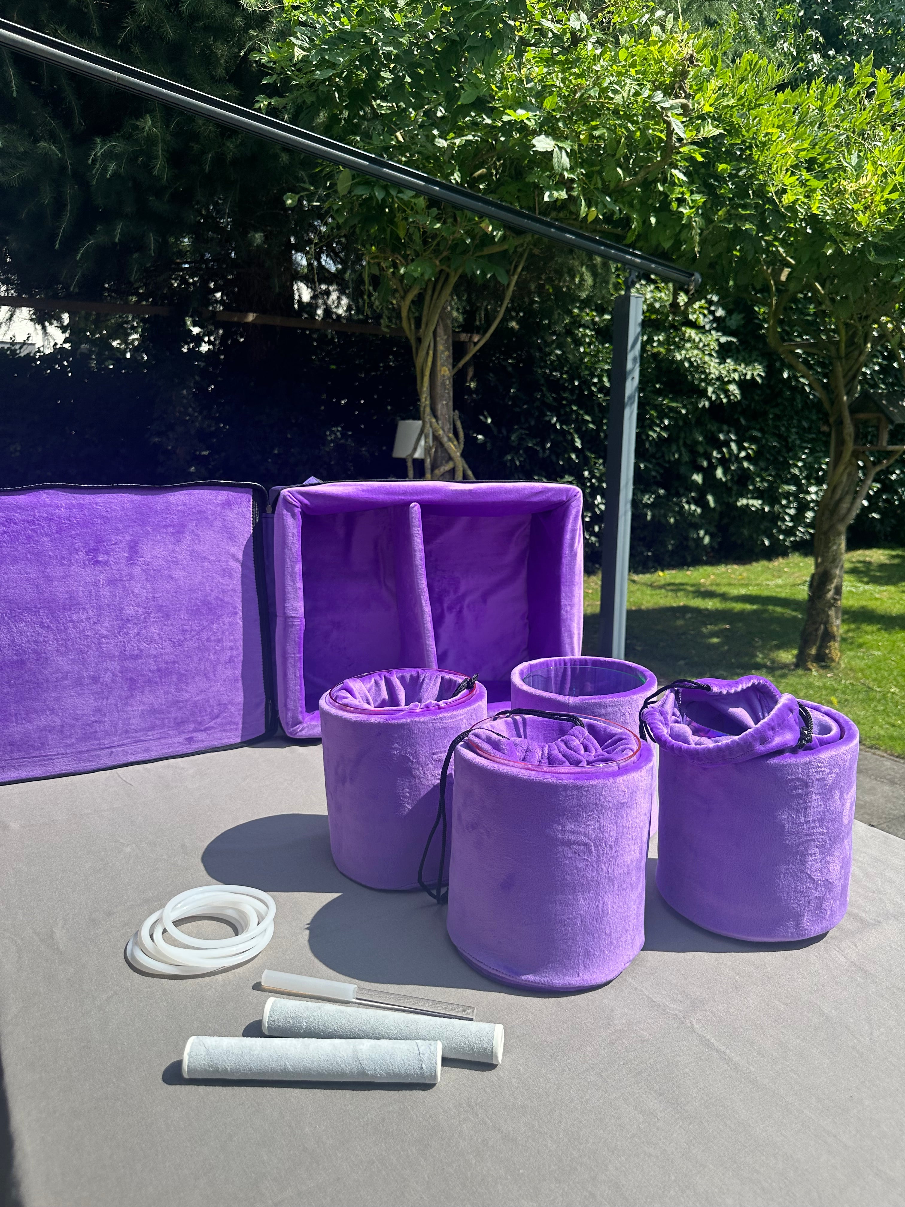 7 Chakra Alchemy Klankschaal Set – Inclusief Luxe Draagtas