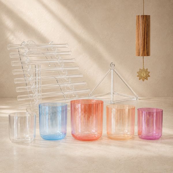 Erleuchtendes Alchemie-Set – Komplette Kristall-Klangheilung