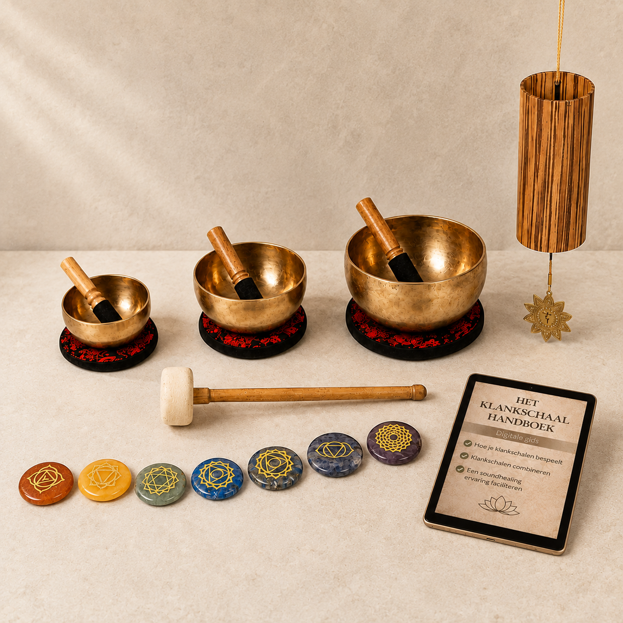Bronzen Klankschalen Starterset – Rust & Ontspanning