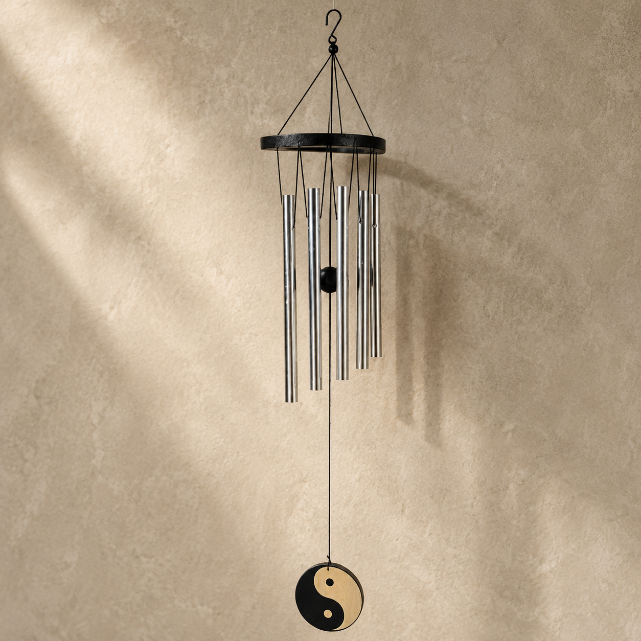 Windorgel Yin Yang met Vijf Buizen – 35 cm