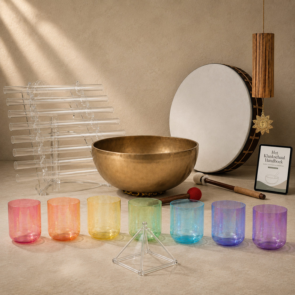 Ultieme Soundhealing Set – Kristal, Brons & Ritme